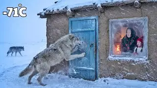 Blizzard at &ndash;77&deg;C | 91 Year Old Widow and Grandchild Protect Sheep from Wolves