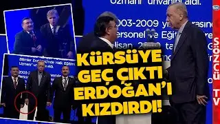 Kürsüye 75 Saniye Geç Çıktı Erdoğan'ı Çileden Çıkardı Çok Sinirlendirdi! İşte O Anlar
