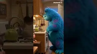🏫😂 Monster at School | Pixar-Style AI Animation #Animation #PixarStyle #animation