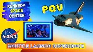 POV Shuttle Launch Ride - Kennedy Space Center Florida - Space Shuttle Simulator