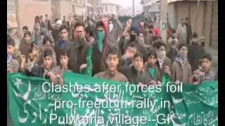 Clashes after forces foil pro-freedom rally in Pulwama village