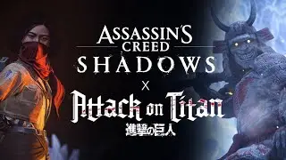 Assassin's Creed Shadows x Aot(Attack on titan) gameplay walkthrough no commentary