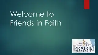 January 21, 2026 Friends in Faith
