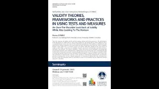 Question & answer: Validity Theories, Frameworks & Practices In Using Tests & Measures, 2023, Milan
