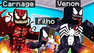 O FILHO do VENOM VIROU UM NOVO SIMBIONTE no Minecraft