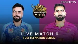 Live | Afghanistan vs UAE | T20I Tri Nation Series 2025 | Match 6 | ECB | M3Q1K