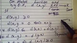 Msc mathematics 3rd sem Functional analysis (Metric space)