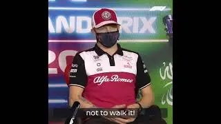 Kimi Raikkonen and the walking tour of the track | #SaudiArabianGP | Formula 1
