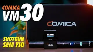O 1º Microfone SHOTGUN SEM FIO do MUNDO!!! Comica VM30