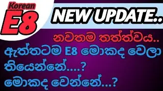 Korean E8 Visa ඇත්තටම මොකක් වෙයිද,#2026 වත් ආරම්භ කරයිද..?#sinhala,#koreafarmwork,# agricultural,  