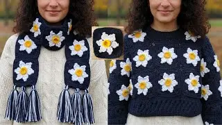 Perfect for Crochet Scarf, Sweater, Sofa Throw, Blankets, Pillow👉Step by Step Tutorial for Beginners