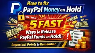 Как разблокировать заблокированные средства на PayPal | 5 БЫСТРЫХ способов разблокировать заблоки...