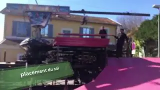 montage du jaguar à la foire de Mouans Sartoux 2020