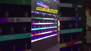 Shelf LED display，Retail shops、Advertising agency、Showroom，LED DISPLAY SCREEN，bar type lcd displays