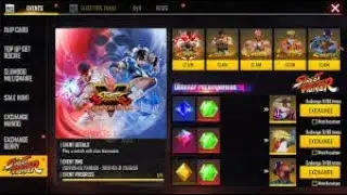 Street fighters events started. The first log in 7 day reward.