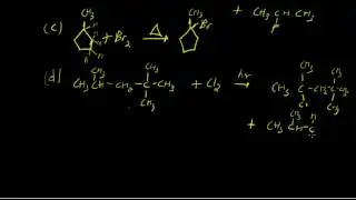 Example: Predicting products of radical halogenation reactions 1