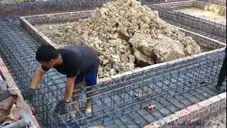 Traditional Beam Foundation Building Using Ready Mixed Concrete - Construction Of Foundation Beams