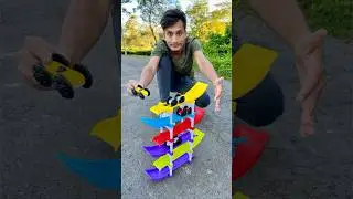 Racer Ramp Toy Set 4 Cars, 6 Ramps Indoor & Outdoor play 🔥