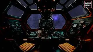 &zwj;🚀Deep Space Sleeping Quarters. White and Grey Noise. Relaxing Sounds of Space Flight .