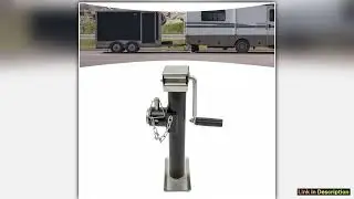 2000 lbs Trailer Supports Jack Leg 1000Kg Vertical Travel Weldon Pipe Mount Swivel Trailer Jack w S