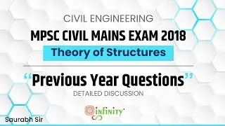 MPSC Civil Engineering Mains Exam Theory of structures Previous year Questions | TOS MCQs