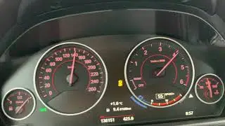 Bmw 335d acceleration 313KM 0-100 f30