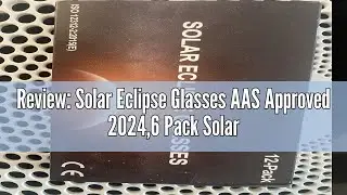 Review: Solar Eclipse Glasses AAS Approved 2024,6 Pack Solar Eclipse Glasses for Direct Sun Viewing-