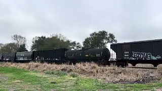 UP local rolling out of New Iberia yesterday great crew small mixed freight. 