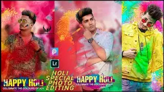 Holi Editing in picsArt | colour full Holi Special photo Editing | Happy Holi Editing 2020 PicsArt