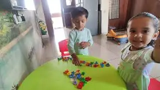 joyful learning to abcd | identify alphabet #reva #reyansh #twins #cute #learn #alphabetactivity
