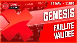 🔴 GENESIS FAILLITE CONFIRMEE !!! Risque Crypto monnaie et Bitcoin !!! Live 🔴
