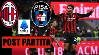 MILAN-PISA 2-2 | SQUADRA MOSCIA, OCCASIONE PERSA | QUANTO MANCA RABIOT | SEGNANO LEAO E ATHEKAME