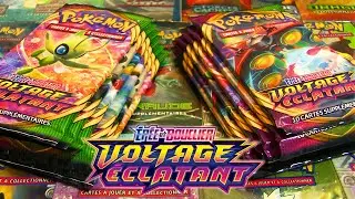 MEILLEURE PIOCHE EVER ! OUVERTURE DE 12 BOOSTERS POKEMON EB4 VOLTAGE ÉCLATANT !
