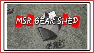 MSR GEAR SHED:The perfect bike shelter for your bikepacking adventures?