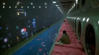 Kapuseru カプセル ⧫ Deep Relaxing SciFi Soundscape ⧫ Cozy Cyberpunk Capsule Ambience for Focus & Calm