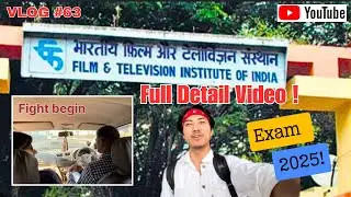 FTII entrance exam, FTII में join करना है तो क्या कैसे होगा Pune fight  FTII 2025 @strugglingboy810