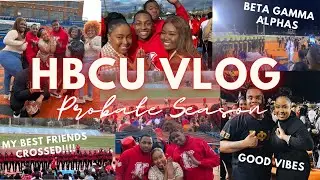 VSU College Life Vlog | Alpha Probate 2022 BG | Kappa Probate | Good Vibes