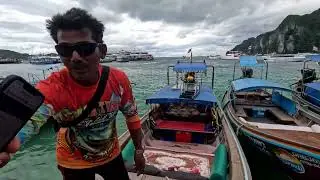 Phi Phi Island Tour longtail Boat I don't own the right to this song  just sharing it