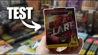 Solar Flare Batterie Test 🌞🔥 | Aldi Feuerwerk 2024 im Check!