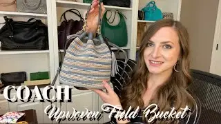 *REVIEW* Coach UPWOVEN Field Bucket Bag! What Fits, Mod Shots