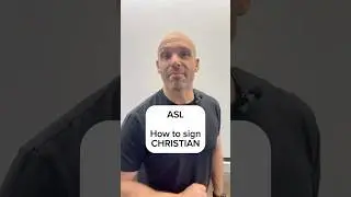 How to sign Christian in ASL. #SignWithJP #ASL #SignLanguage #Christian