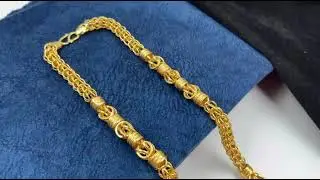 1 GRAM GOLD FORMING INDO CHAIN FOR MEN DESIGN A-419
