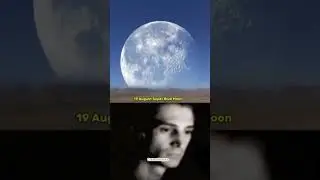 Normal Moon Vs Super Blue Moon #astronomy #planet #space #universe #solarsystem