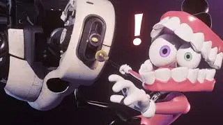 Caine conoce a GLaDOS!!! | TADC x Portal 🦷🌀