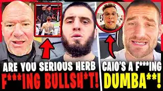 MMA Community GOES OFF on REFEREE for EARLY STOPPAGE! Islam Makhachev says Ilia Topuria is DUCKING!