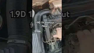 1.9D 1Y Engine Sound Without Filter🤯