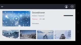 #Kinemaster Me Snowblower Effect Kisi Bhi Video Me Kese Lagaye Or Assestore Se Download kese Kare
