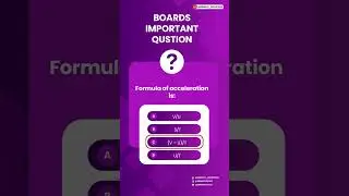 5 Super Important MCQs | Class 10&ndash;12 Quick Quiz | Exam Ready in 60 Seconds #youtubeshorts #education