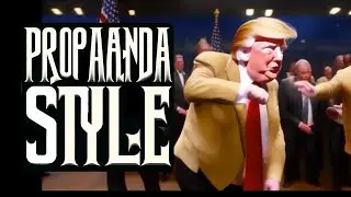 Russian Donald Trump Dancing Propaganda Style
