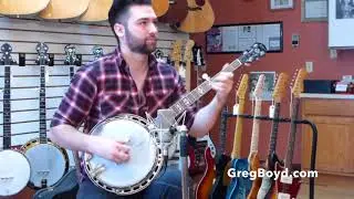1927 Gibson TB 4 &ldquo;No Hole&rdquo; Conversion Archtop Banjo with Frank Neat Neck